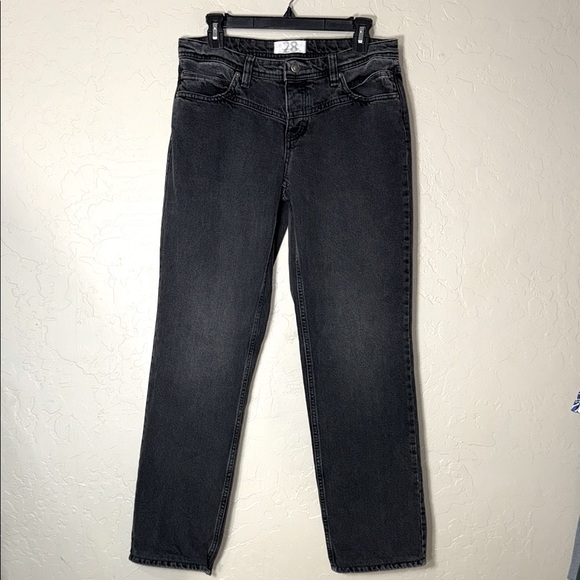 Free people We the free low rise western style straight baggy jeans size 28 - Picture 1 of 8